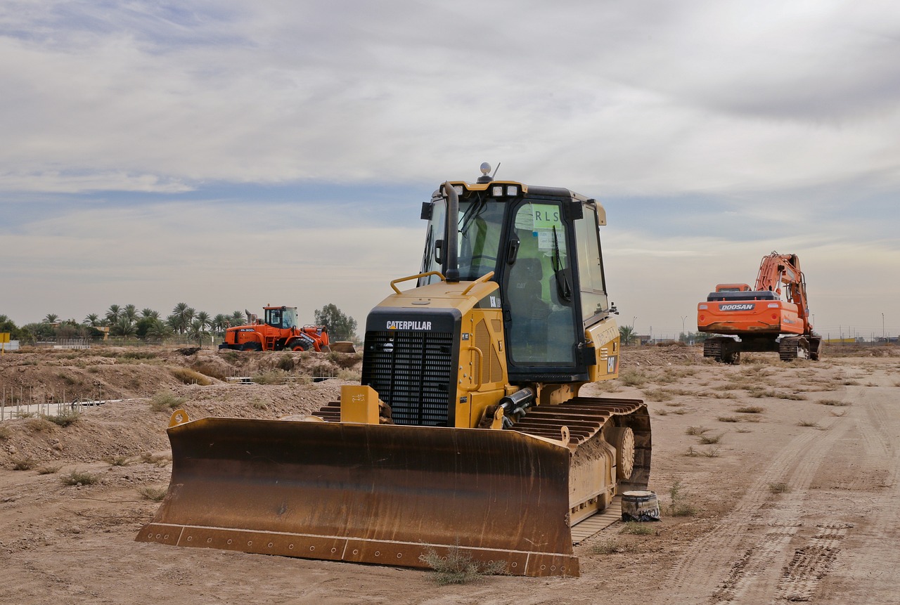 excavation, work, equipment